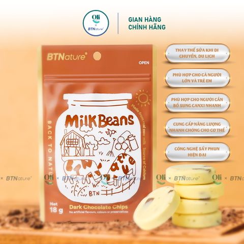 Kẹo Sữa Socola Đen BTNature - Nguyên Chất, Dinh Dưỡng Cao, Tiện Lợi Cho Người Lớn & Trẻ Nhỏ